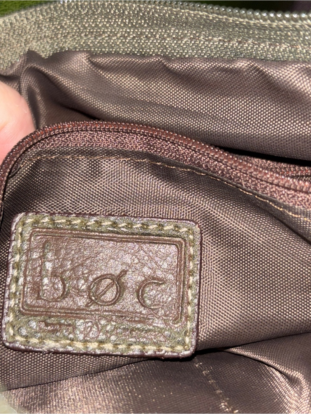 b.o.c. Gray / Green Crossbody Bag - Picture 5 of 9